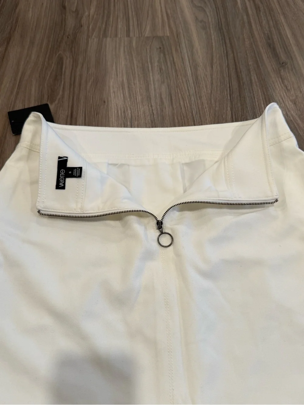 NWT Valette Ivory A-Line Mini Skirt - Picture 6 of 9
